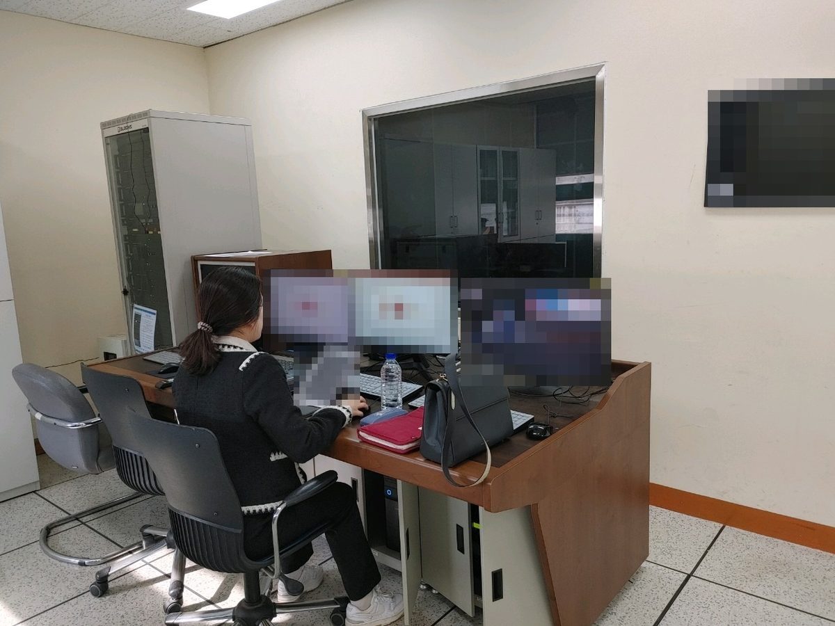 방송실에서 진행한 온라인 성교육